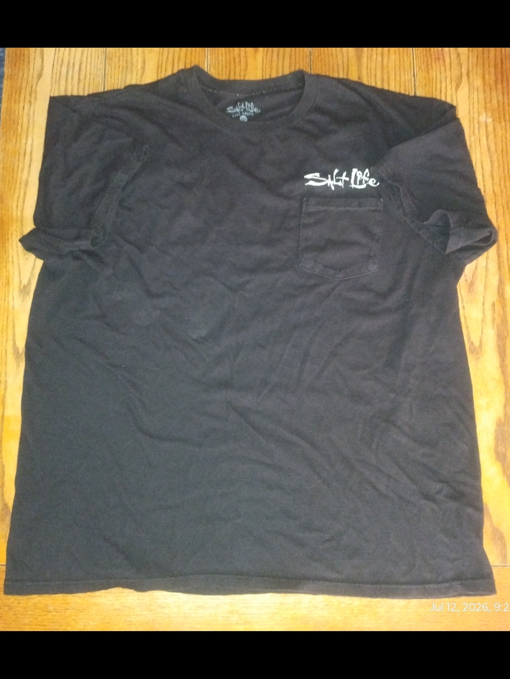 Salt Life Men’s XL Brown Short Sleeve Pocket Tee